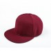 Baseball Cap Plain Blank Snapback Hip Hop Adjustable Fitted Peak Flat Sun Hat US  eb-77599437