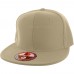 Plain Fitted Flat Bill Cap Visor Baseball Basic New Blank Solid Hat Sport Colors  eb-16834627