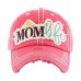 Cute Embroidered Mom Life Adjustable Distressed Ball Cap Hat Kbethos Vintage  eb-58154314