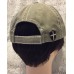   Religious Messages Embroidered Factory Distressed Ball Cap Khaki Hat  eb-61798434