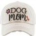 HITW  Vintage Distressed Ball Cap Hat  "DOG MOM"  eb-09179951