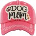 HITW  Vintage Distressed Ball Cap Hat  "DOG MOM"  eb-09179951