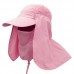 US Fishing Hat Outdoor Sport Sun Protection Neck Face Flap Cap Wide Brim Hat Cap  eb-86542296
