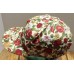 MUJER ROSE FLORAL PRINTER HATER HAT SNAPBACK ADJUSTABLE VERY GOOD COND F8  eb-81947942