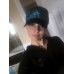 ⭐️Hand Studded Genuine Swarovski Crystal Velvet Baseball Cap Turquoise Star⭐️  eb-14171007