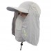 US Hiking Fishing Hat Outdoor Full Neck Face Cover Protector Flap Sun Bucket Cap  eb-78638262
