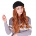 100% Premium Wool Artist Beret Hat Cap Casual Classic Solid Beanie French   eb-70562586