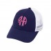 PERSONALIZED MONOGRAMMED WOMEN'S BASEBALL TRUCKERS MESH CAP HAT: GR8 FOR BEACH   eb-12222379