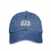 FOOTBALL DAD Dad Hat Embroidered Sports Father Baseball Caps  Many Available  eb-28442399
