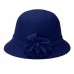 s Flower 1920s Vintage Winter Wool Felt Cap Beret Beanie Cloche Bucket Hat  eb-98431377