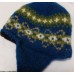VINTAGE 100% WOOL WOMEN'S MADE IN NEPAL EAR FLAPS ALPINE BEANIE CAP HAT  eb-84226479