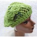  Summer Spring Winter Crochet Knit Slouchy Cap Hat Light Green  eb-27765884