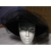 's black made in USA 100% wool dress hat with a black flower and full veil  eb-47188695