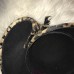Mr Hi's 's Wool Hat Cheetah Print Feathers Rhinestones Church Derby   eb-98693595