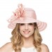 Satin Floral Feather s Dress Church Sun Wedding Kentucky Derby Hats A214  eb-87169256