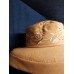 s LISA RENE' Gold Embroidered Wool Silk Flowered Hat   eb-16566899