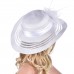 s Floral Polyester Feather Kentucky Derby Cap Wedding Church Sun Hat A340  eb-11380840