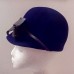 Vintage Hat Black Velour Felt Mod Helmet Style English Riding Church Dress  eb-87676413