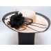 Fine Millinery Collect by August Hat Comp  Church Dress Peach/Black UA45/5  eb-57416175