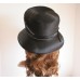 NEW Church Derby Wedding Cloche Satin & Rhinestone & Feather Rods Hat Black  eb-12214319