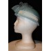 's Light Blue Satin Pillbox Dress Hat  eb-78924639
