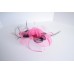 High Quality Kentucky Derby Wedding Polyester & Feather Fascinator Red/Black2406  eb-77359639