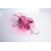 High Quality Kentucky Derby Wedding Polyester & Feather Fascinator Red/Black2406  eb-77359639