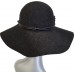 's Fall Winter 100% Wool Felt Casual Hat Floppy Fedora Wide Brim Hats Grey.  eb-46170415