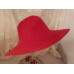 LOT  Red Hat  Black Hat  Wide Brim  Folding  Sun Hat  Church Hat Red Hat Society  eb-55728134