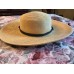 Sloggers Wide Brim Braid Sun Hat with Lanyard Size Medium 22.5" Natural  eb-87952346