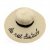 Summer  Sun Hat Wide Brim Straw Hat Letter Embroidery Foldable Beach Hat HP  eb-74339393