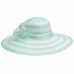 s Ladies Stripe Hat Elegant Wide Brim Sun Hat Summer Beach Hat A437  eb-37974232