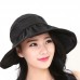 's AntiUV Fashion Hats Wide Brim Summer Beach Cotton Sun Hat Cap Fold PT  eb-81467923