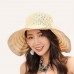 New Straw Patch Summer Hat  Beach Sun Hats Bow Wide Brim Caps Chapeu Hat  eb-56662129