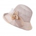 Fashion 's Foldable Wedding Dress Church Hats Outdoor Wide Brim Beach Cap  eb-22482176