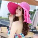 New 's Ladies Wide Large Brim Floppy Folding Summer Beach Sun Hat Straw Cap  eb-31134211