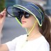 Retractable Sun Hat Visor Summer Fashion Visors Foldable Wide Brim Cap UV  eb-41920981
