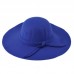 New 's Lady Elegant Wide Brim Wool Felt Bowler Fedora Hat Floppy Cap  eb-57453388