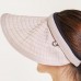 Summer Hats For  Big Wide Brim Empty Top Lady Sunscreen Sun Visor Sun Hat  eb-63467332