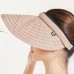 Summer Hats For  Big Wide Brim Empty Top Lady Sunscreen Sun Visor Sun Hat  eb-63467332