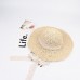 Summer  Lady Wide Brim Beach Cap Trilby Fedora Straw Bucket Sun Hat G5S7  eb-08860908