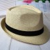   Jazz Wide Brim Straw Trilby Cap Unisex Panama Summer Beach Sun Hat  eb-17499514