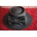 BETMAR FANCY BOW BLACK STRAW HAT  eb-71049613