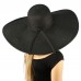 Summer Elegant Derby Big Super Wide Brim 8" Brim Floppy Sun Hat Funeral Black 26265011551 eb-42542775