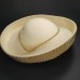 Cream Wool Hat Upturned Brim Gold Studs Church Derby Fancy Party Avant Garde   eb-68962115
