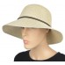 's Beach Sun Hat Thin Band with Beads One Size Solid Color New  eb-38463392