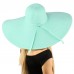 Summer Elegant Derby Big Super Wide Brim 8" Brim Floppy Sun Beach Dress Hat Mint 26265225040 eb-08185022