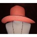 ERIC JAVITS Squishee Roll Up Packable Straw Sun block Travel Orange Hat Brim 5¼"  eb-61565708