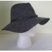 Vince Camuto black grey wool floppy wide brim cowboy western hat adjustable fit 51059042442 eb-58263673