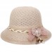Fashion  Straw Wide Brim Flowers Summer Hollow out Beach Cap Sun Hat 18140  eb-39109597